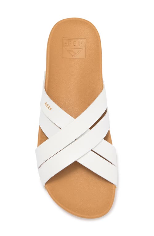 Shop Reef Cushion Spring Sandal In White/tan