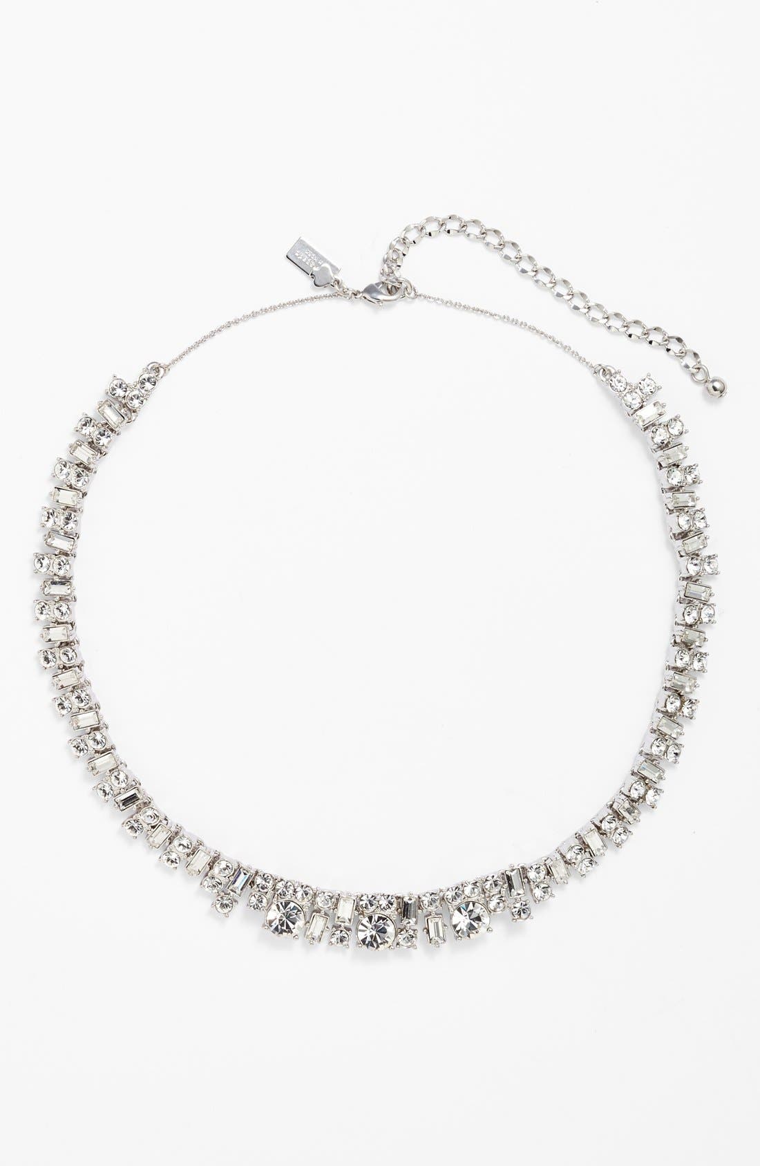 kate spade new york 'estate sale' crystal collar necklace