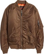 Schott NYC Water Resistant MA-1 Flight Jacket | Nordstrom