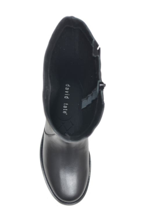 David Tate Ace Waterproof Boot In Black Calf