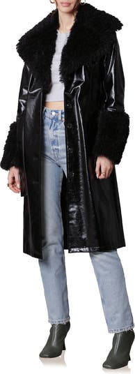 Avec les hotsell filles shearling coat