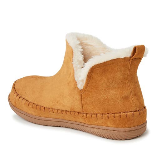 Dearfoams Brixen Bootie Slipper In Orange