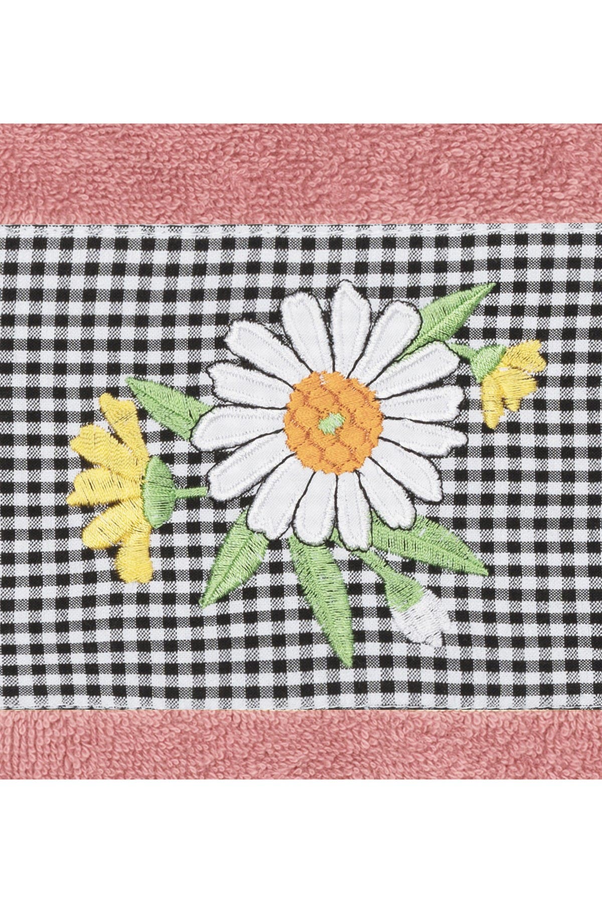 Linum Home Daisy Embellished Hand Towel