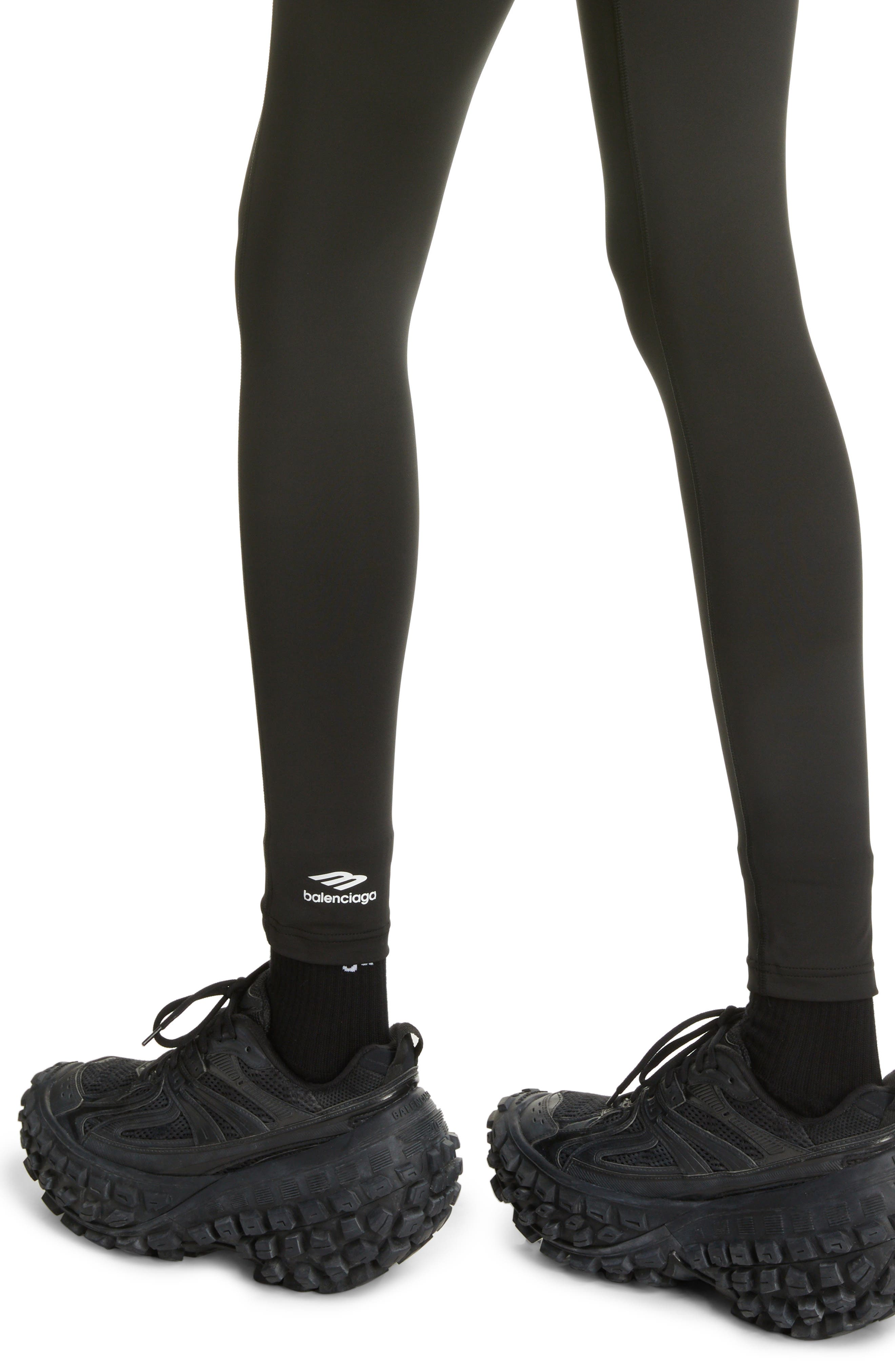 Balenciaga 3B Logo Leggings | Nordstrom