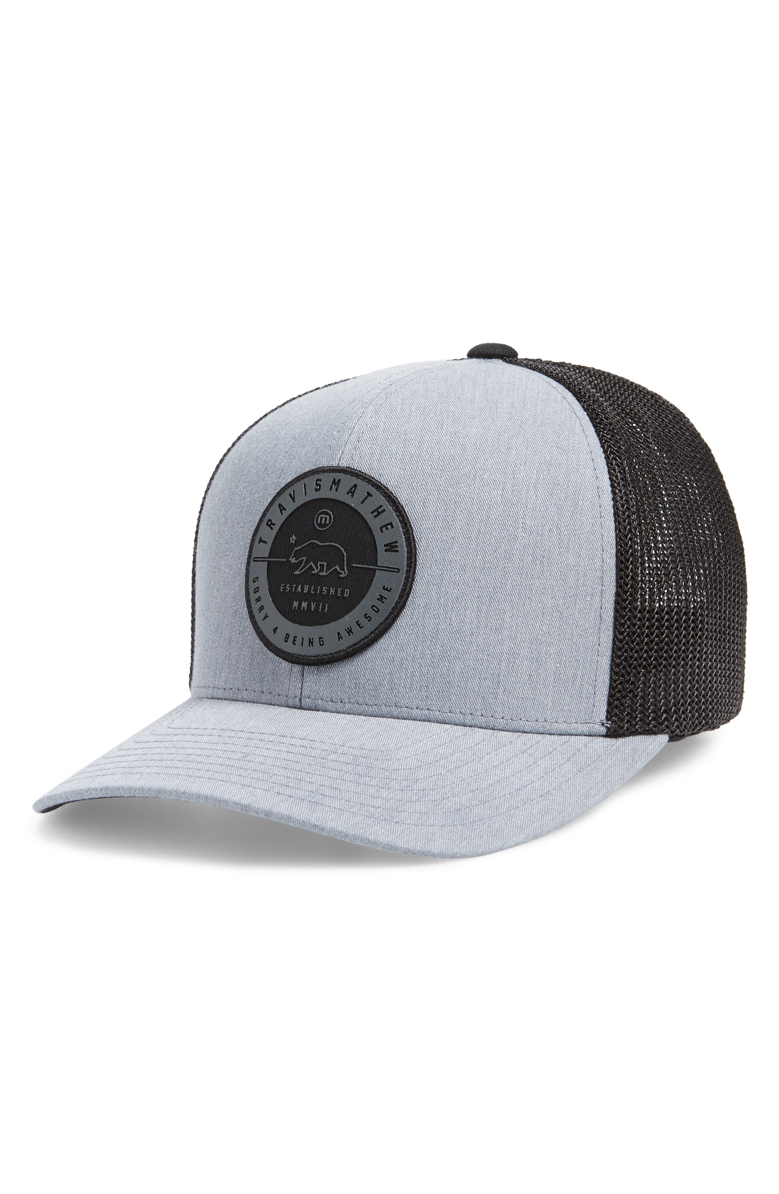 TRAVIS MATHEW | Black Bear Mesh Ball Cap | Nordstrom Rack