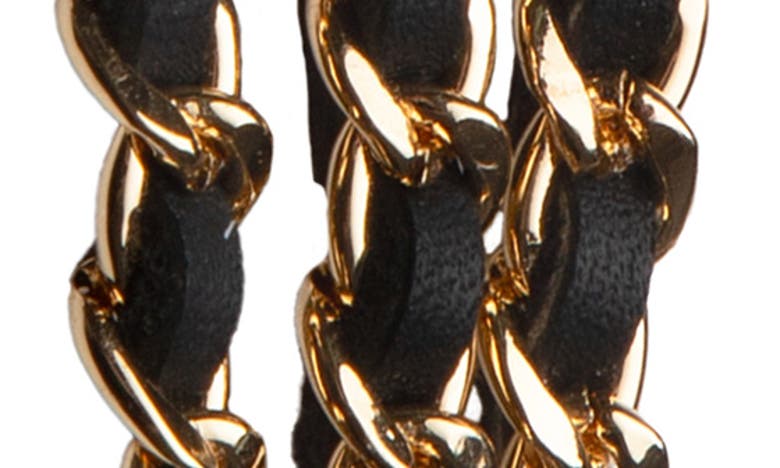 Saachi Braided Chain Apple Watch® Watchband In Black