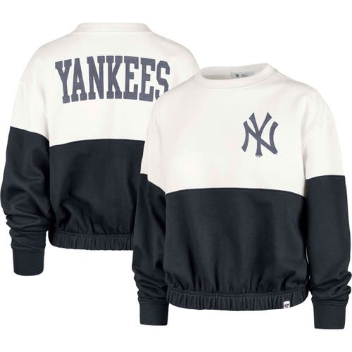Women's '47 White/Navy New York Yankees Take Two Bonita Pullover Sweatshirt at Nordstrom, Size Small