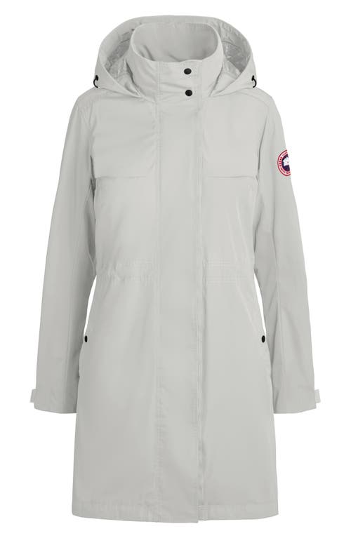 Canada Goose Belcarra Water Resistant Hooded Jacket In Silverbirch - Bouleau Argente