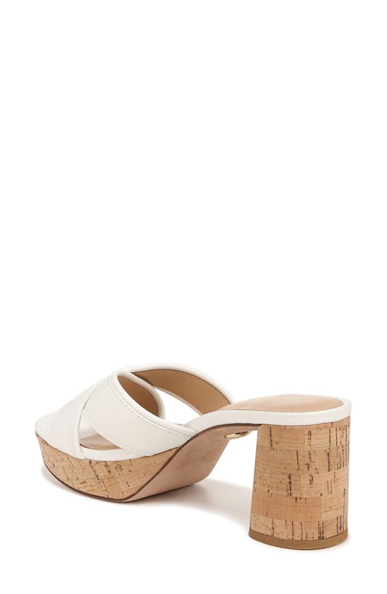Shop Veronica Beard Dory Platform Slide Sandal In Coconut