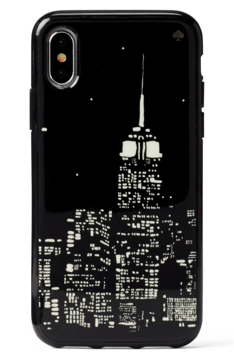 kate spade new york skyline glow in the dark iPhone X/Xs ...