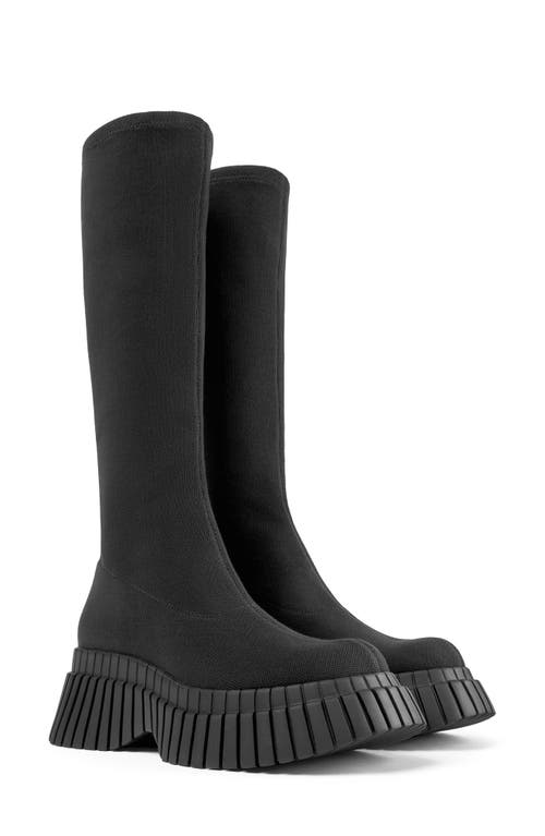 Camper BCN Tall Sock Boot Black at Nordstrom,