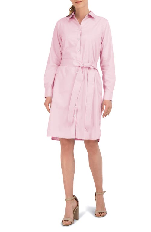 Rocca Shirtdress in Chambray Pink