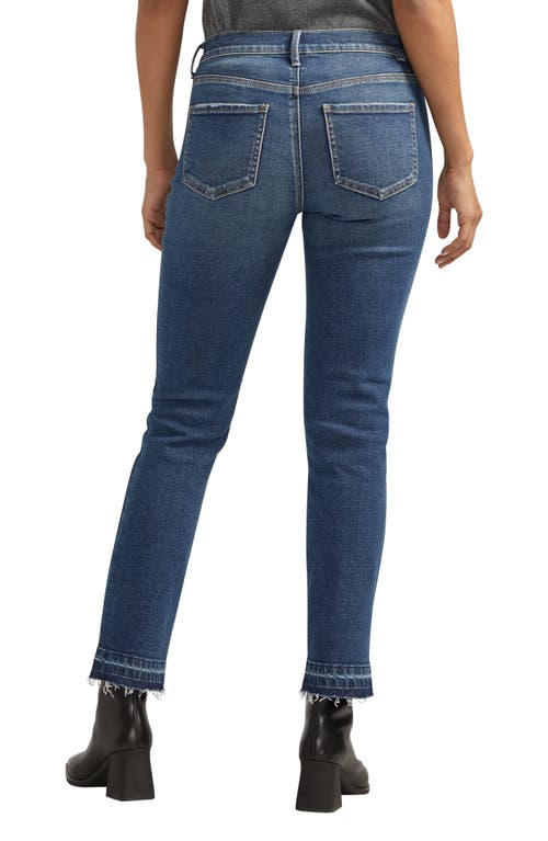 Shop Jag Cassie Release Hem Ankle Straight Leg Jeans In Chateau Blue