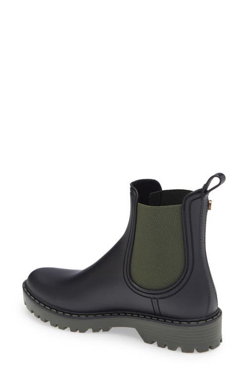 Shop Toni Pons Cavour Chelsea Boot In Black/khaki Rubber