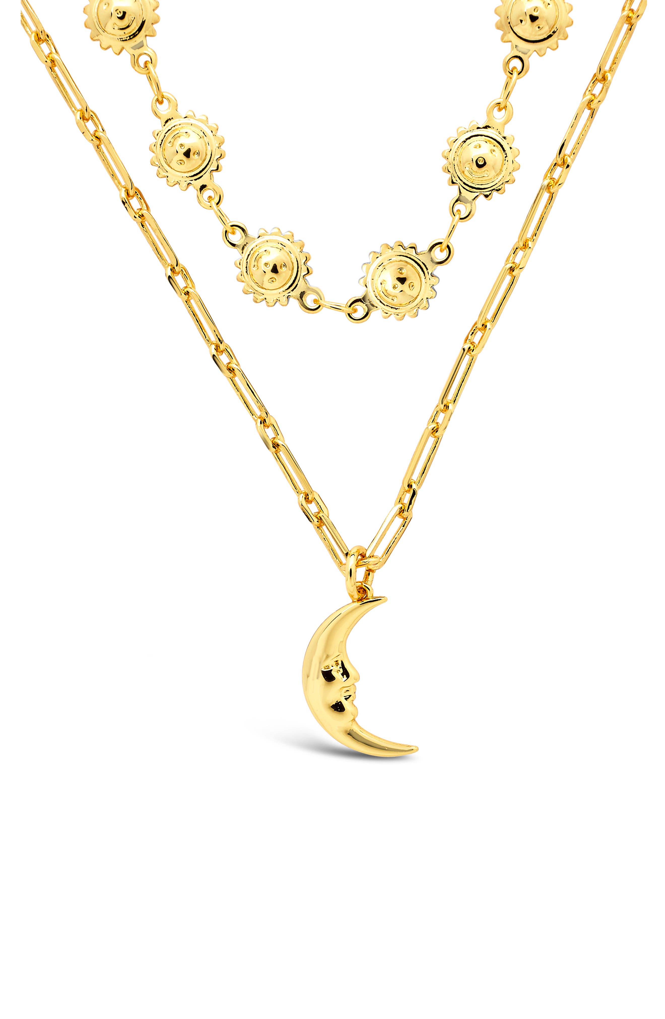 Sterling Forever Sun Chain \u0026 Moon 