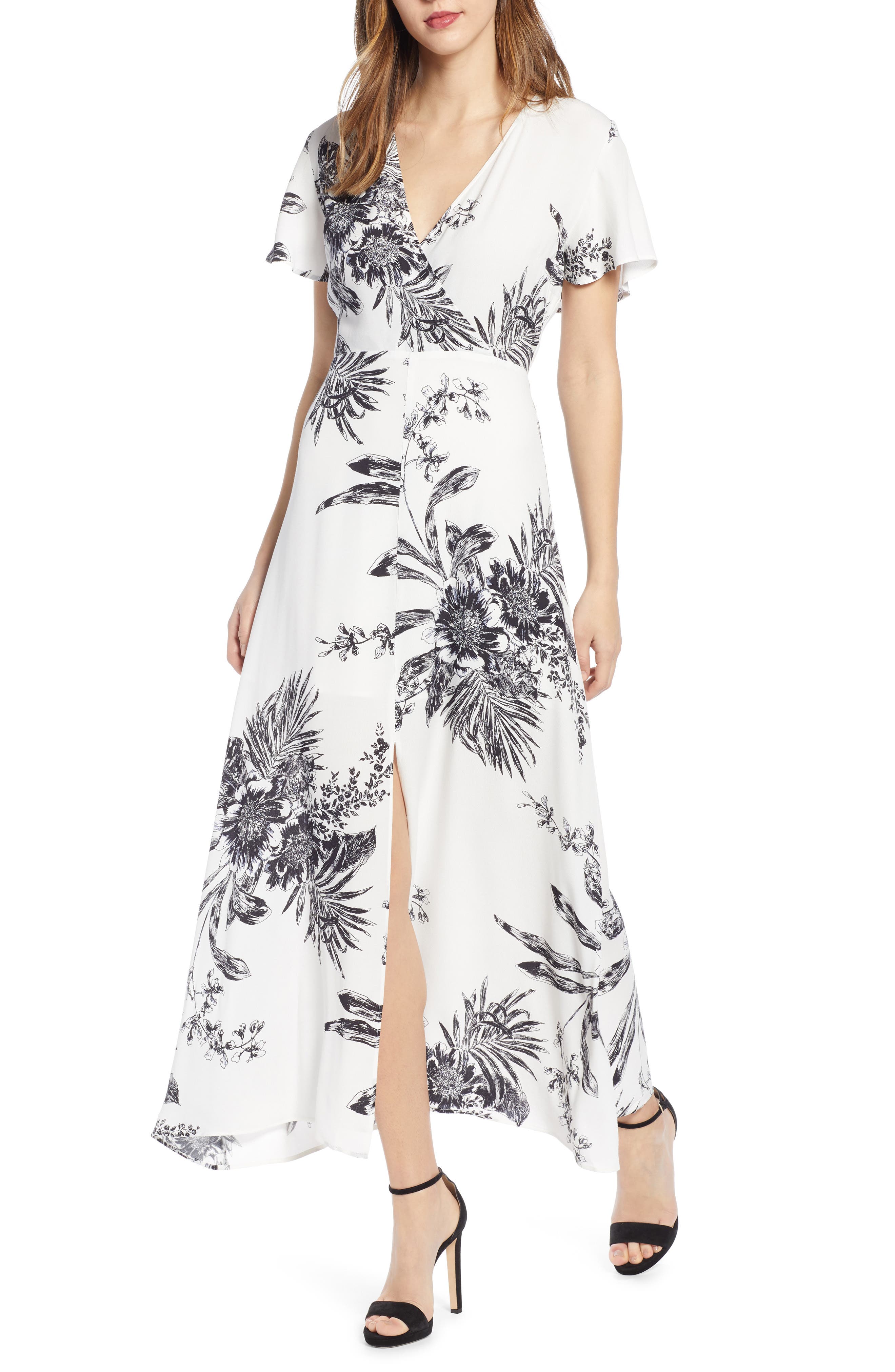Leith Surplice Maxi Dress