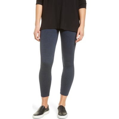 Lou & Grey Check Ponte Leggings, Blue