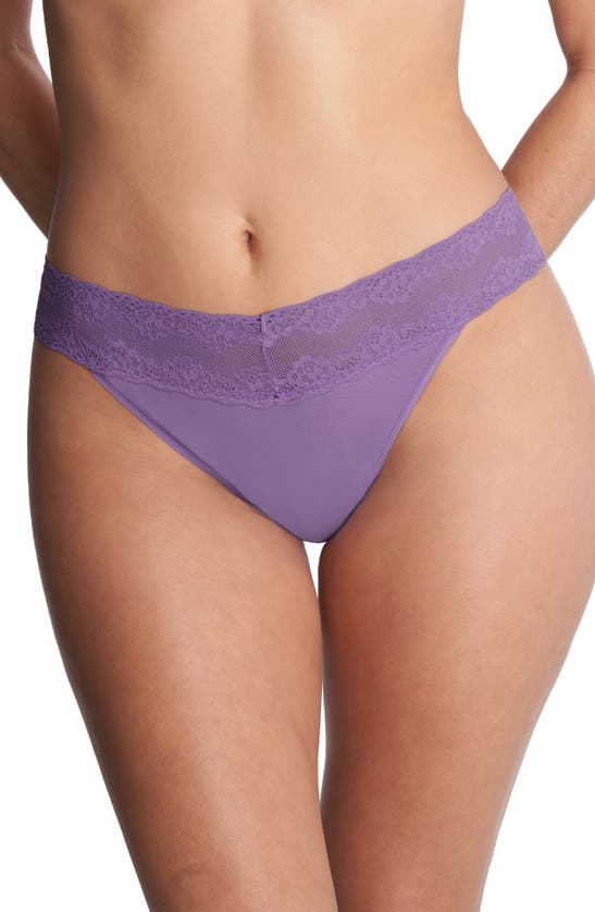 Natori Bliss Perfection Thong In Blue