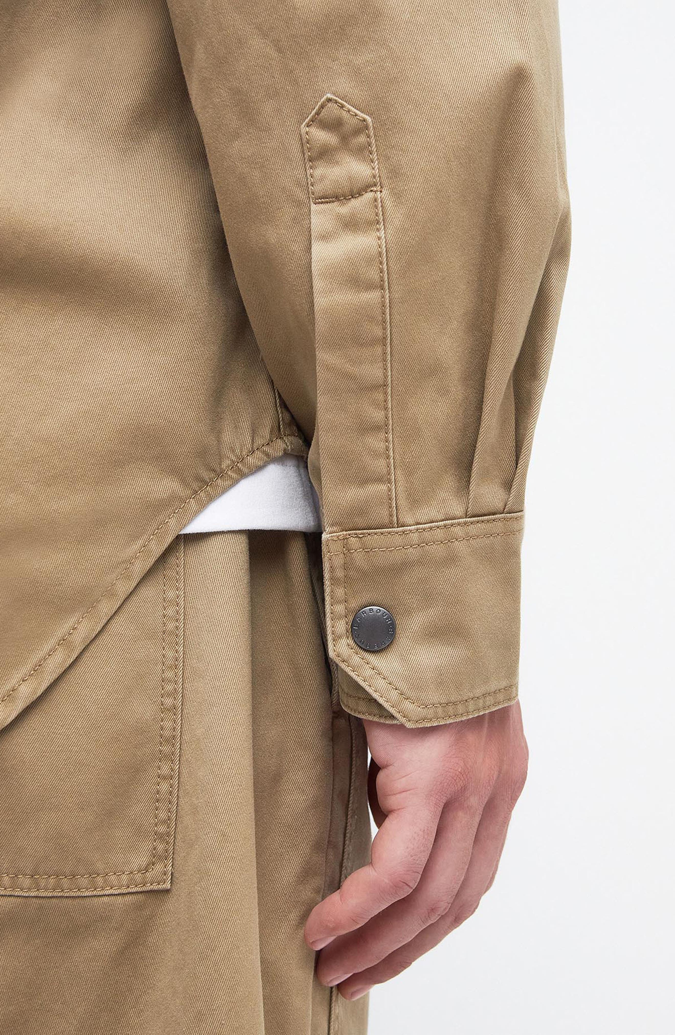 Barbour x Maison Kitsuné Cotton Twill Overshirt in Trench | Smart