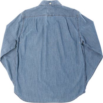 CHAMBRAY UTILITY LONG SLEEVE SHIRT