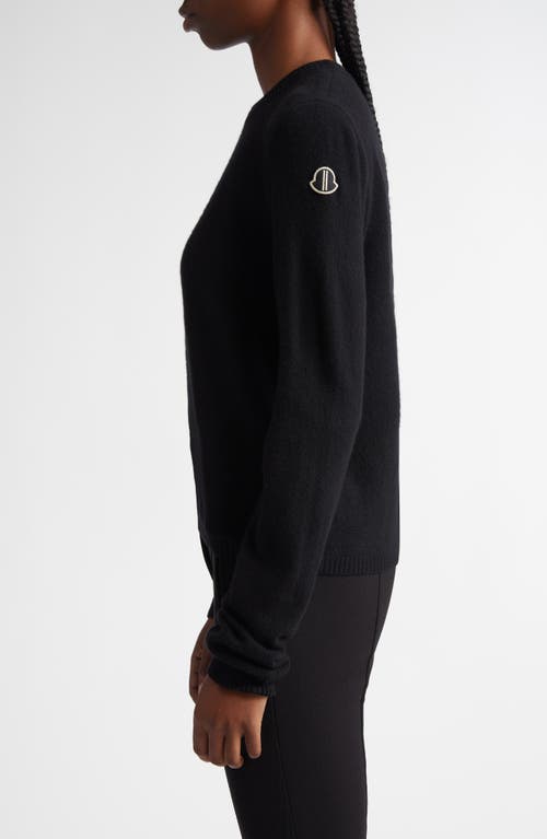 Moncler X Rick Owens Wool & Cashmere Crewneck Sweater In 999-black