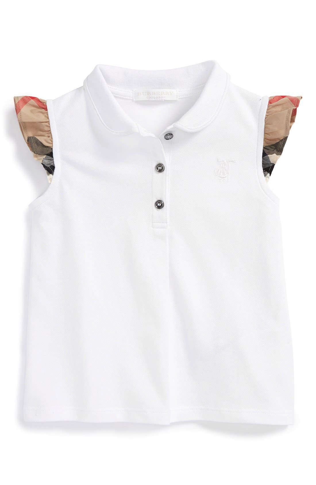 Burberry 'Mini Tia' Sleeveless Polo (Baby Girls) Nordstrom