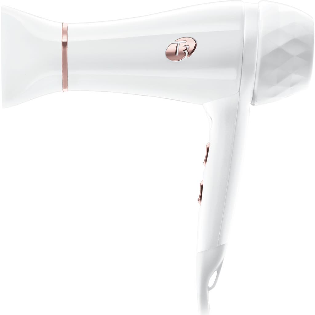 T3 Certified Refurbished Featherweight 2 Hair Dryer In White
