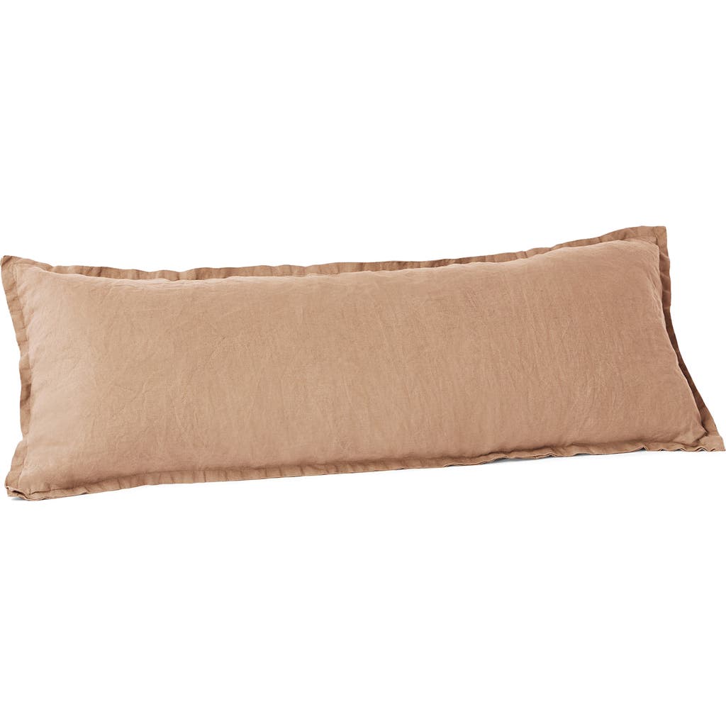 Coyuchi Relaxed Organic Linen Accent Pillow In Doe