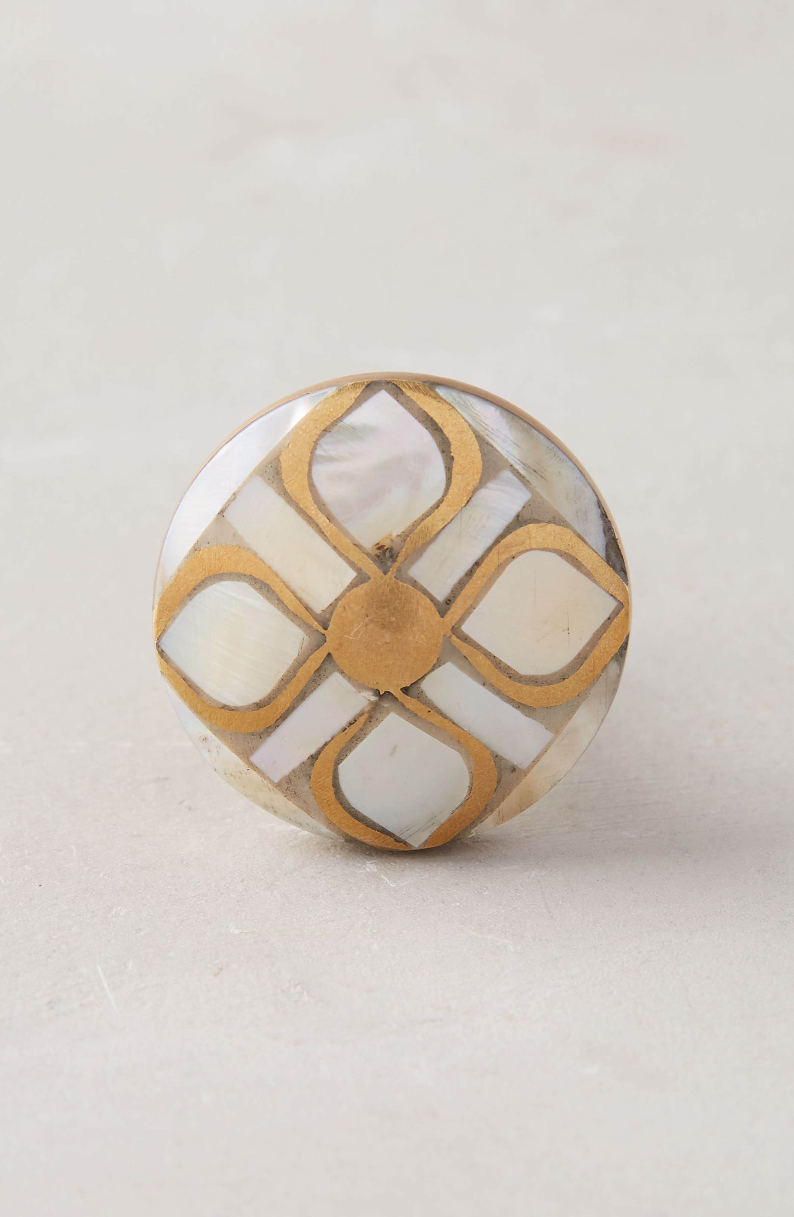 Anthropologie Serpentine Mother of Pearl Knob Nordstrom