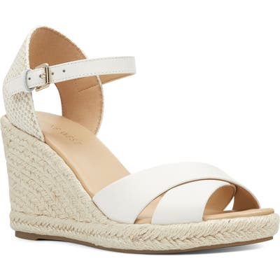 Nine West Jordyn Espadrille Wedge Sandal- Ivory