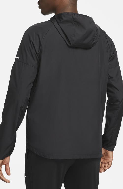 Shop Nike Repel Miler Jacket In Black/black