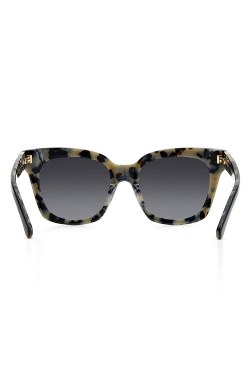 Shop Kate Spade New York Constance 53mm Gradient Cat Eye Sunglasses In Black/grey Shaded