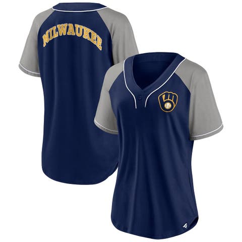 Milwaukee Brewers Concepts Sport Women's Crossfield Long Sleeve T-Shirt &  Shorts Sleep Set - Heathered Gray