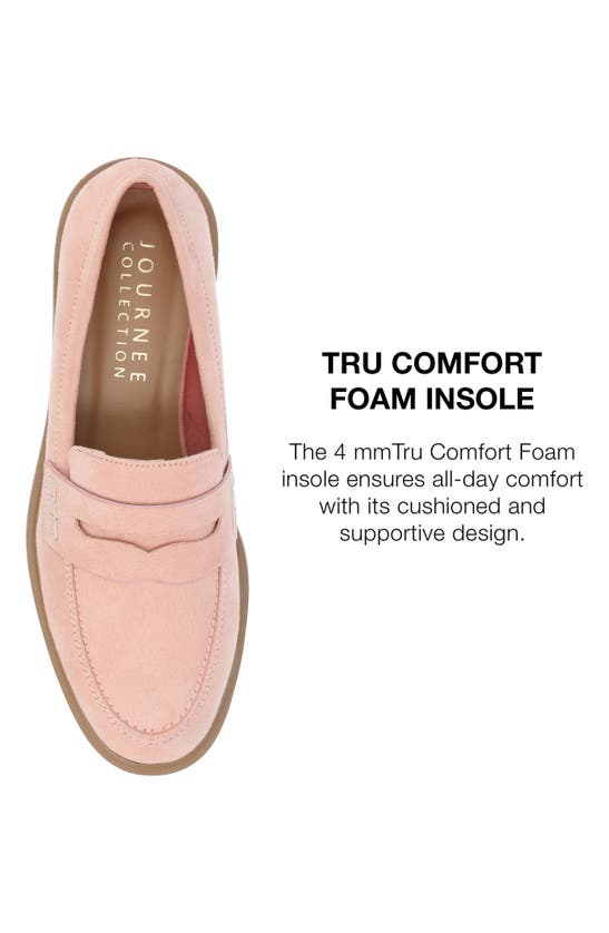 Journee Collection Raichel Penny Loafer In Peach