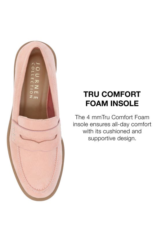 Shop Journee Collection Raichel Penny Loafer In Peach