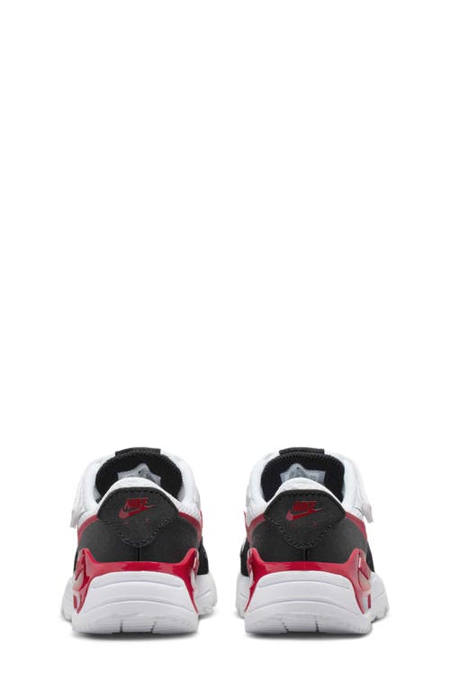 Shop Nike Kids' Air Max Systm Sneaker In White/black/gym Red