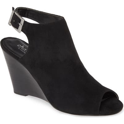 Charles By Charles David Elise Wedge Sandal, Black