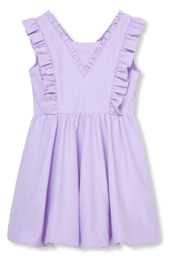 Shop Habitual Kids' Bubble Hem Dress In Lilac