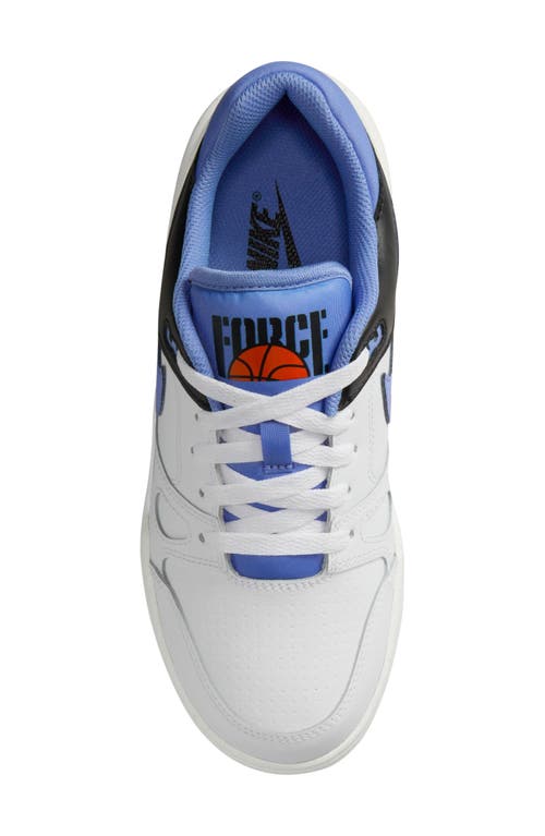 Nike Full Force Lo Sneaker In White/polar/black