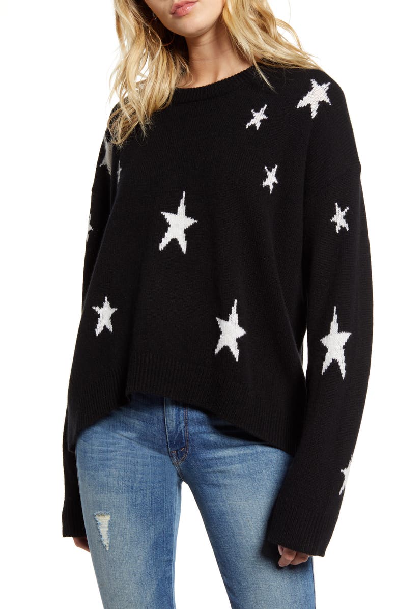 Zadig & Voltaire Markus C Star Pattern Cashmere Sweater | Nordstrom