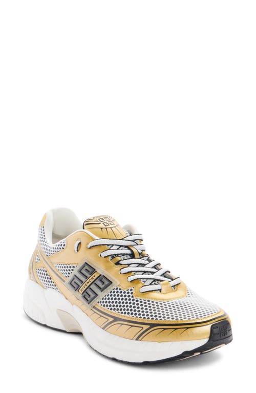 Shop Givenchy Nfnty-52 Low Top Sneaker In Golden/white