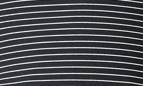 Grey Lab Stripe Bodysuit In Black/white