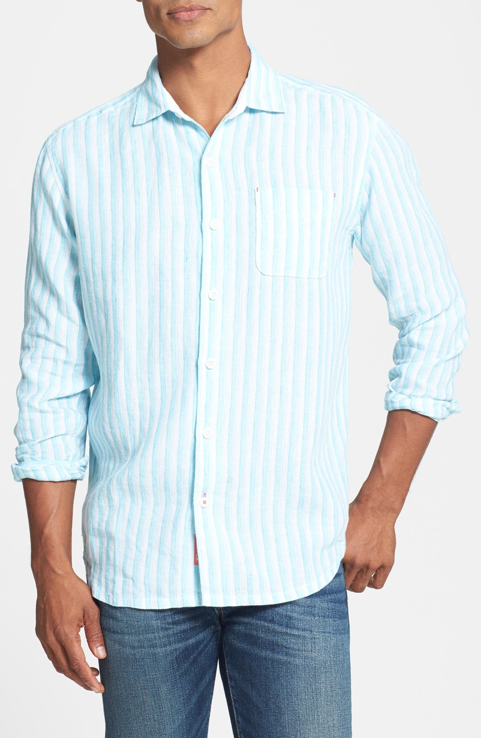 Tommy Bahama 'Beach Club Breezer' Regular Fit Linen Sport Shirt | Nordstrom