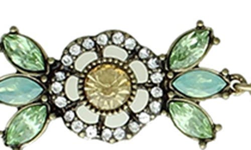 Shop Olivia Welles Garden Chic Bracelet In Gold/multi