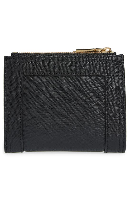 Shop Love Moschino Portafogli Faux Leather Card Case In Black