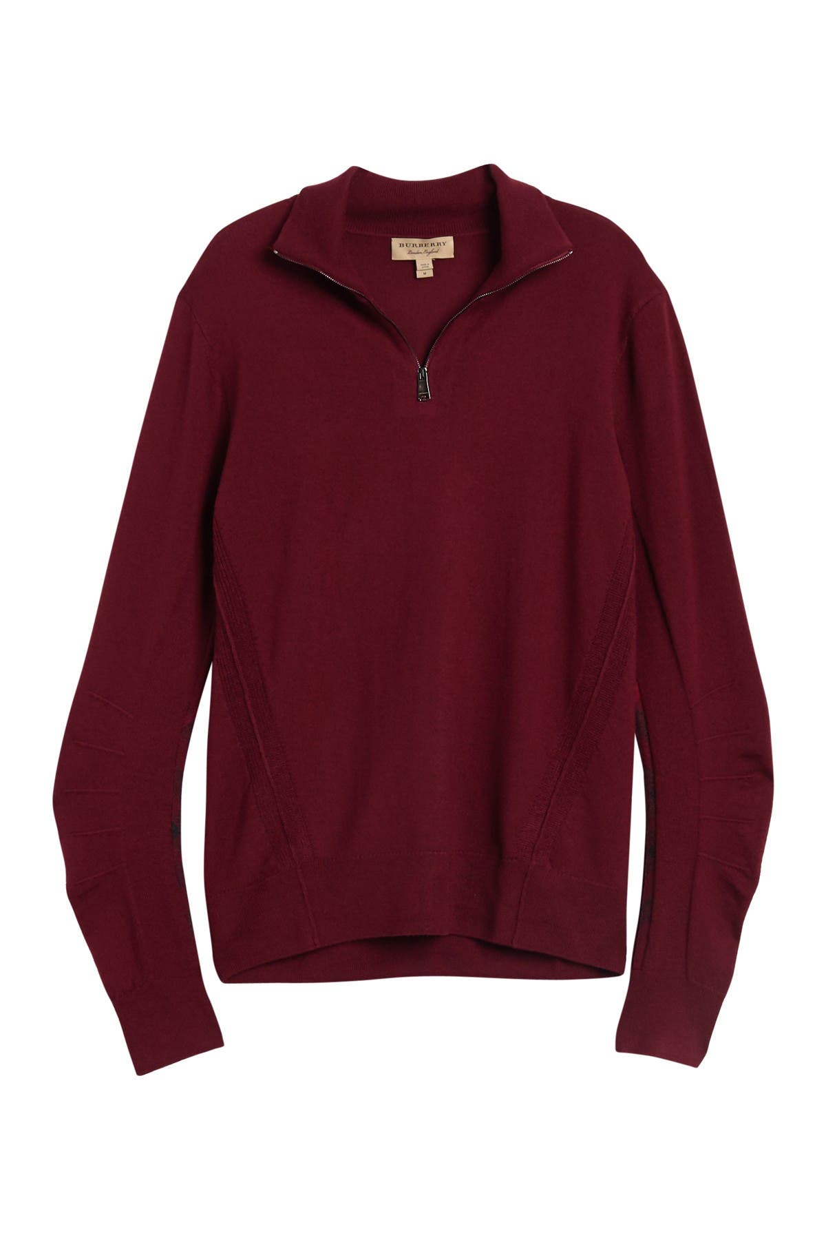 burberry quarter zip