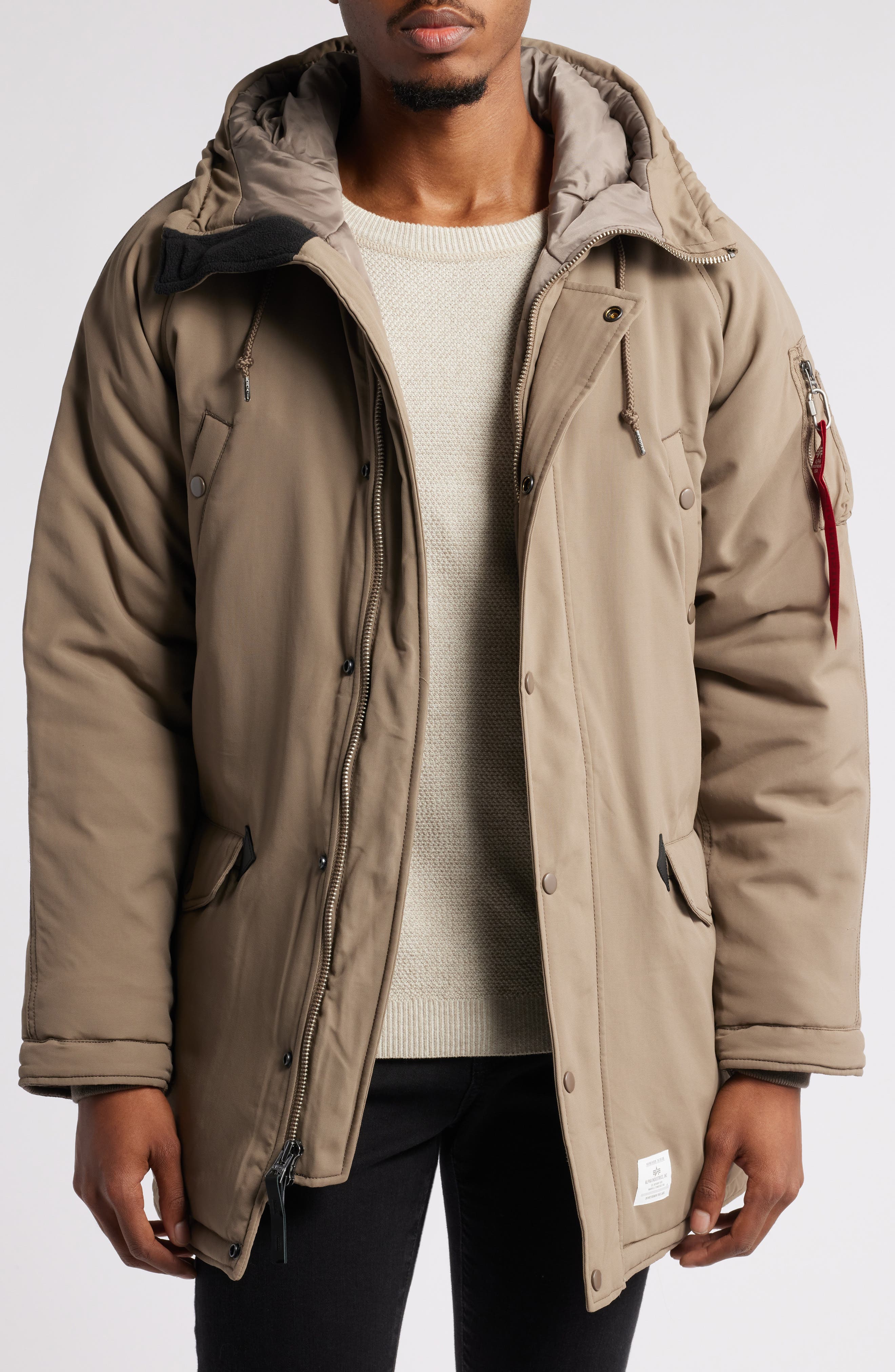 Alpha Industries N-3B Altitude Mod Hooded Parka in Coyote Brown Cover