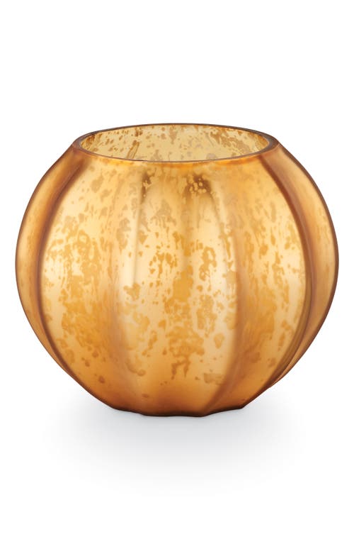 Illume ® Mercury Leaves Glass Candle In Gold