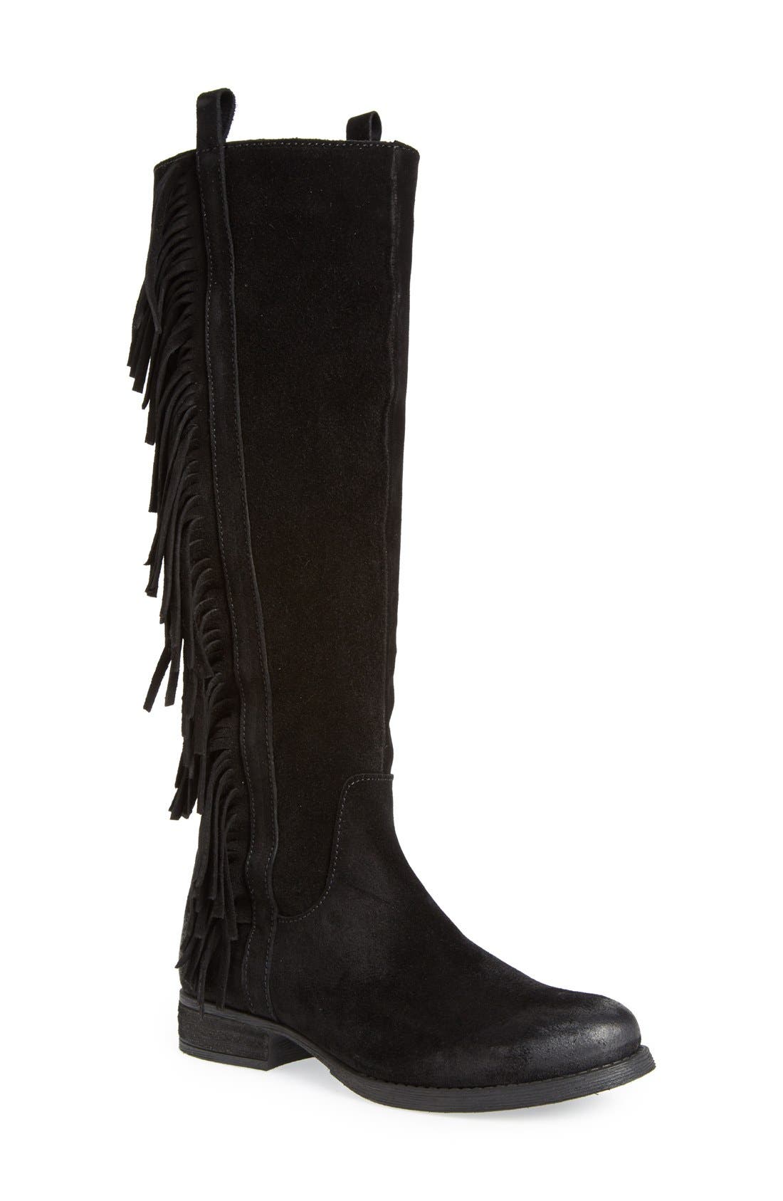 steve madden fringe boots