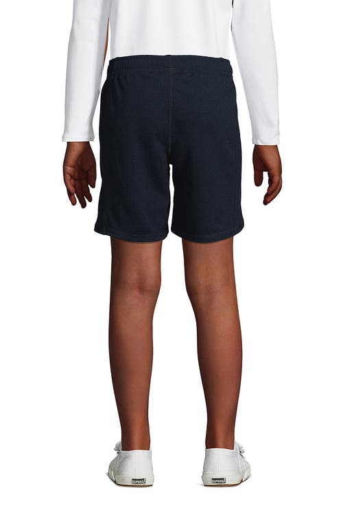 Shop Lands' End School Uniform Girls Mesh Gym Shorts In Classic Navy